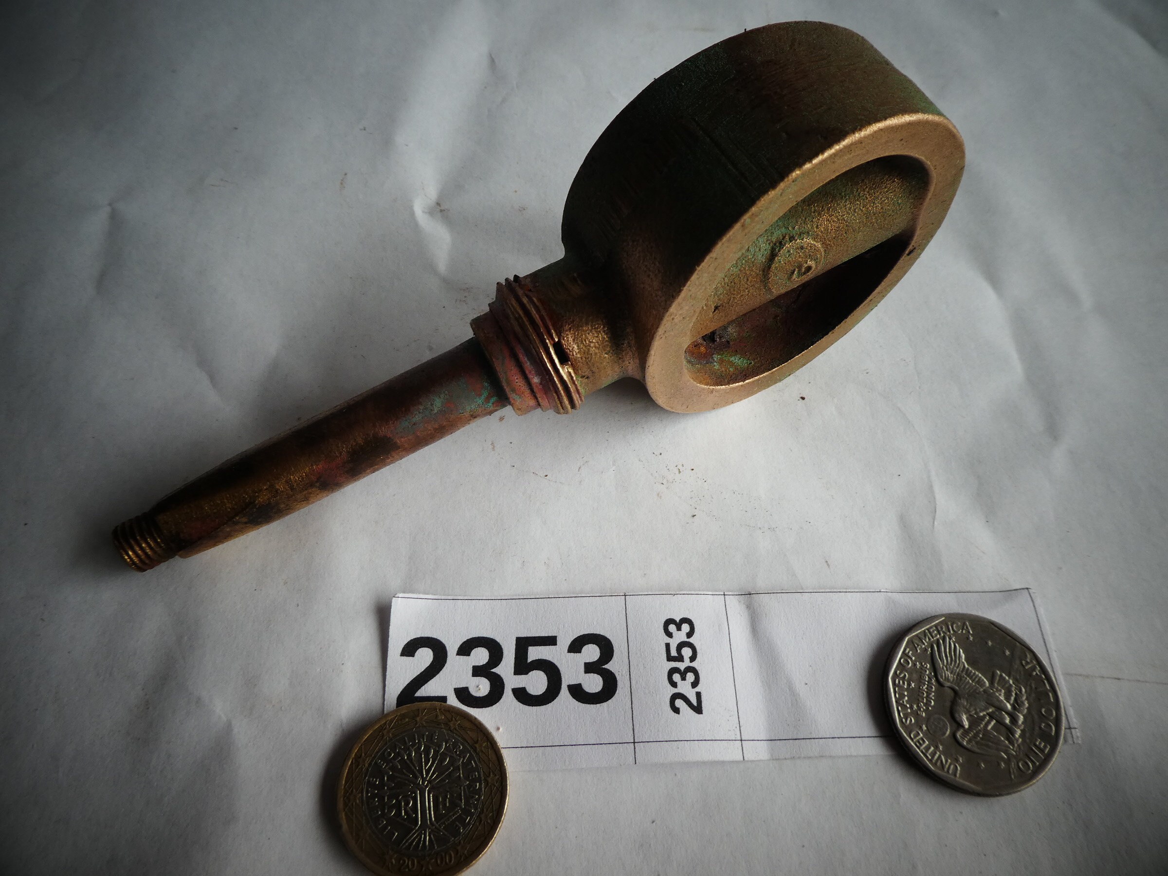 Objets Laiton à Détourner Ref 2353, 2354.