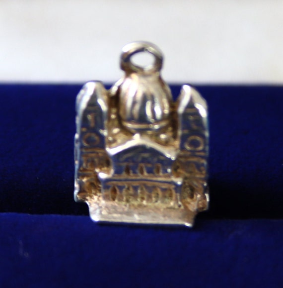 Vintage Silver St Paul's Cathedral London Bracele… - image 1
