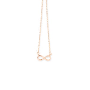 Beste Freundin Geschenk Karte mit Infinity Kette in silber, Geburtstagsgeschenk für deine Liebsten Bild 4