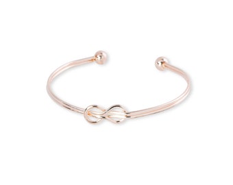 Infinity Brazalete ROSEGOLD Amistad, También disponible en Plata, Amistad, Para siempre