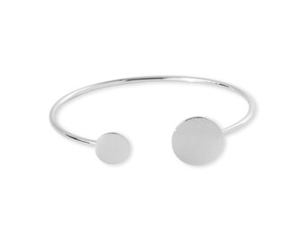 DOT brazalete de la amistad plata, también disponible en oro y oro rosa, amistad, para siempre