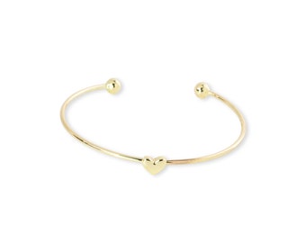 Corazón Brazalete GOLD Amistad, También en Plata y Oro Rosa, Amistad, Para siempre