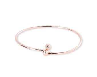 Kugel Tropfen Armreif rosegold Freundschaft, Forever