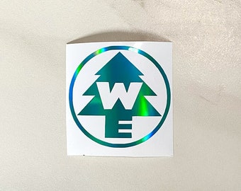 Wilderness Explorer Badge Decal | The Wilderness Must Be Explored Custom Decals For Laptops, Cars, Phones, Water Bottles, etc.