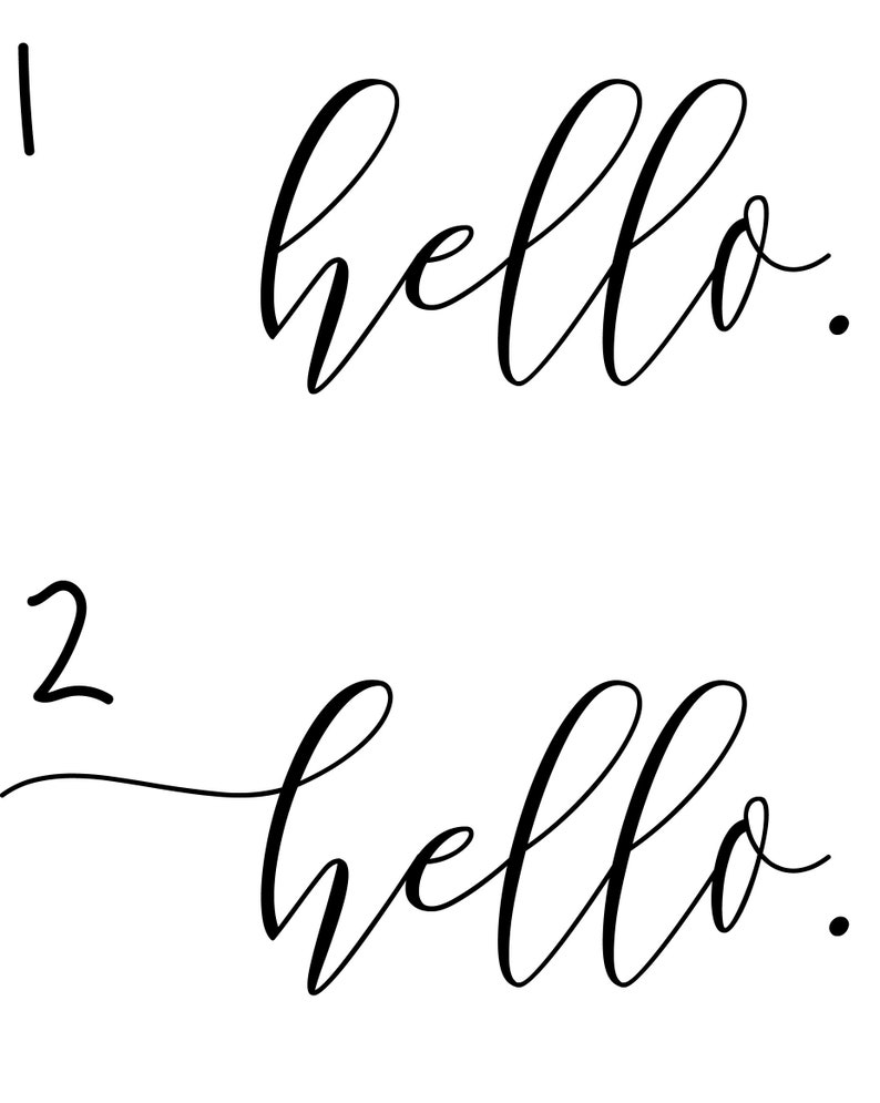 Front Door Hello Decal Cute Minimal Decal That Says Hello. - Etsy