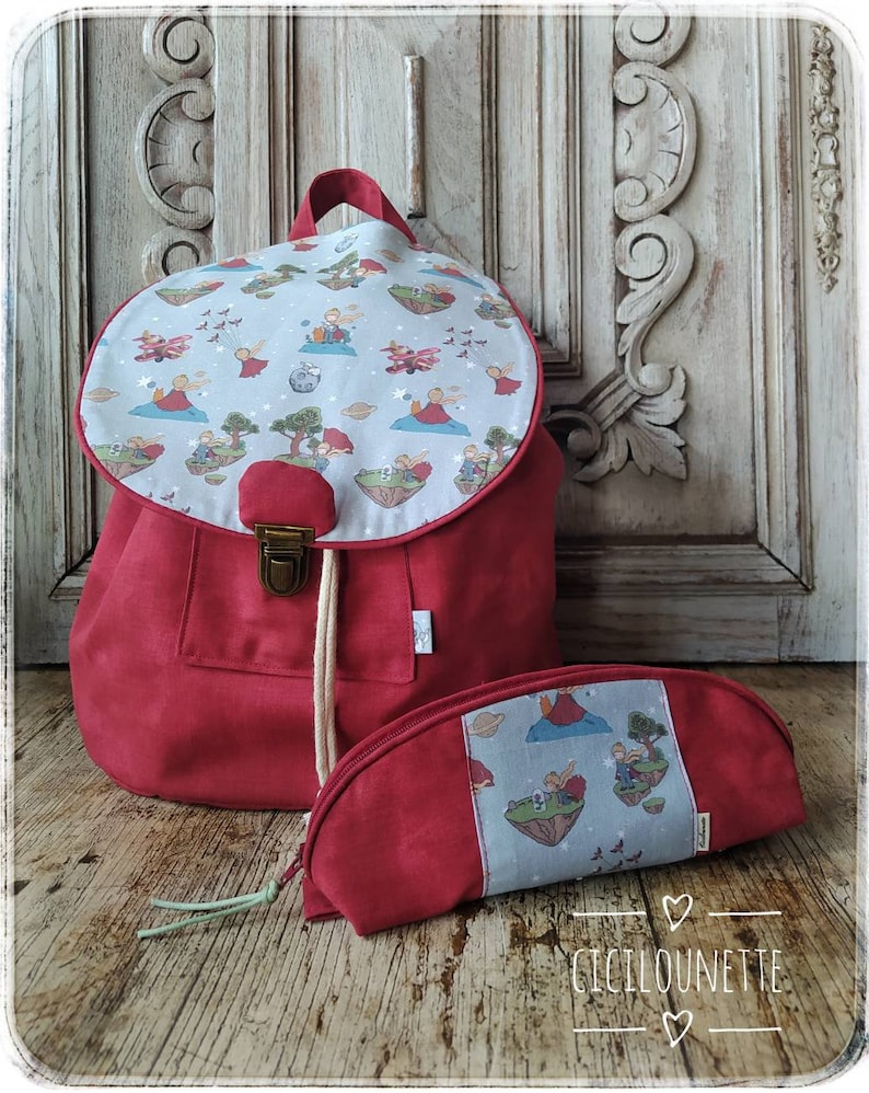 Backpack child the little prince Sac à dos + trousse