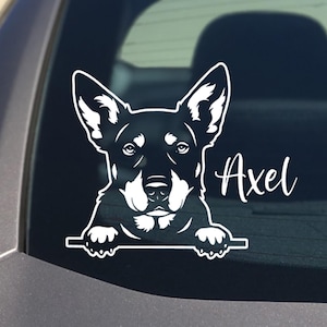 Kelpie On Board Dog Sticker Decal In White Popular - Ireland - Foto 5