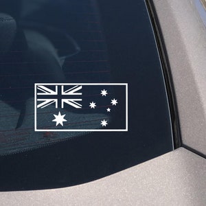 Australian Flag Sticker Car Window Decal No background Proud Aussie Quality Vinyl Custom Made
