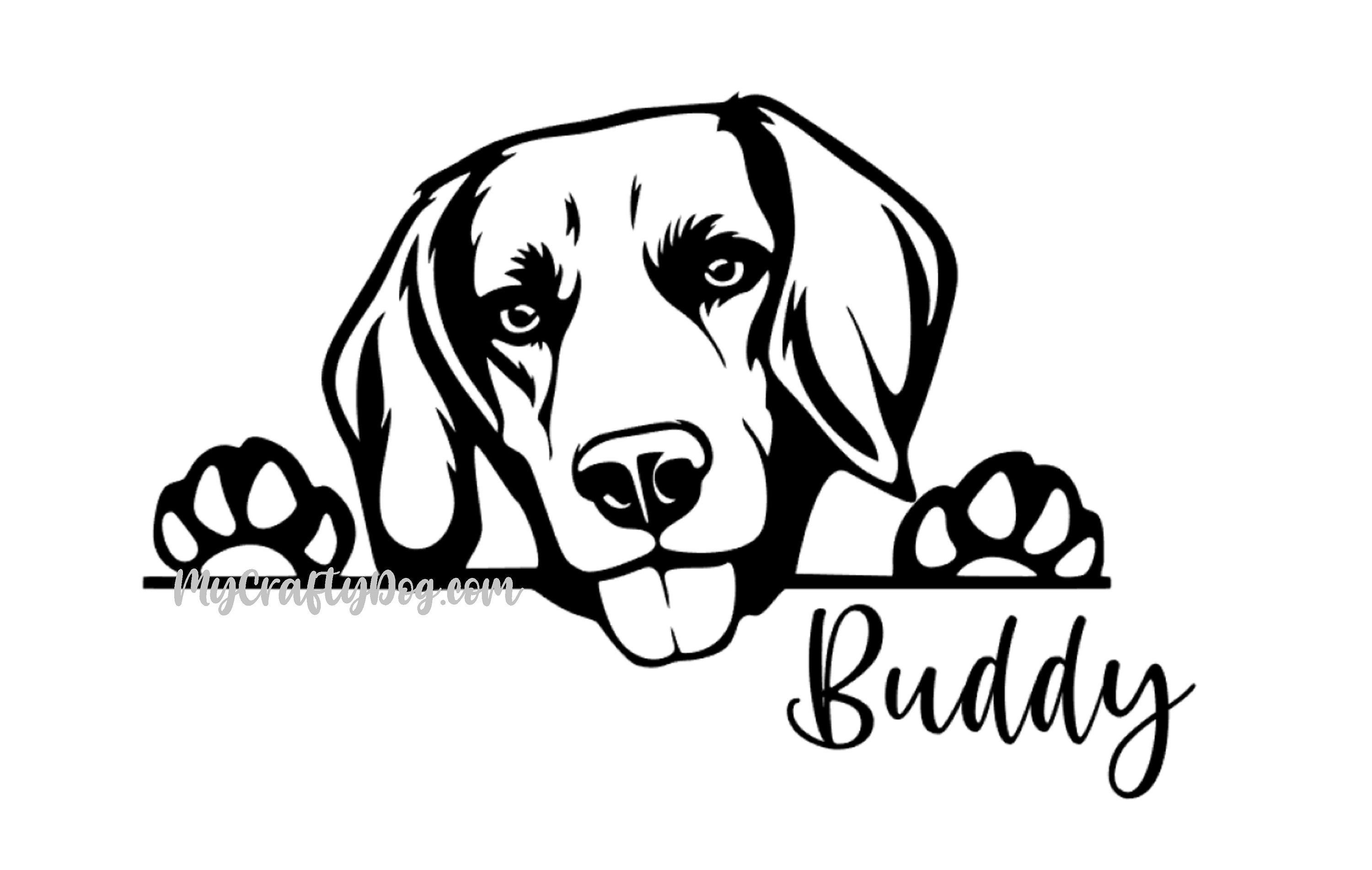 Beagle Car Decal Sticker Beagle Dog Sticker Beagle Mom Etsy Australia
