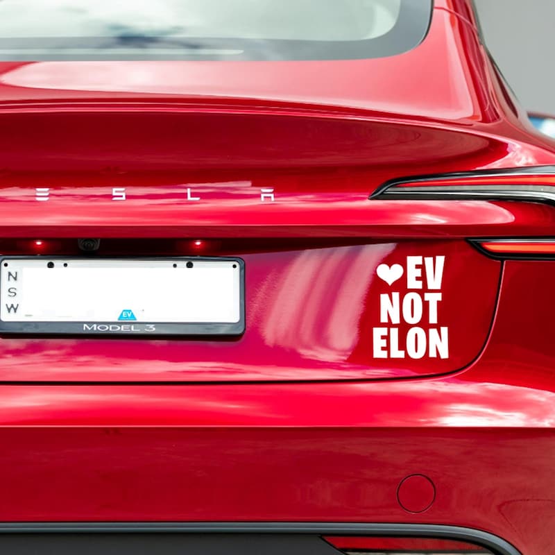 Anti Elon Car Magnet, Anti Elon Bumper Magnet, We Bought It Before Musk