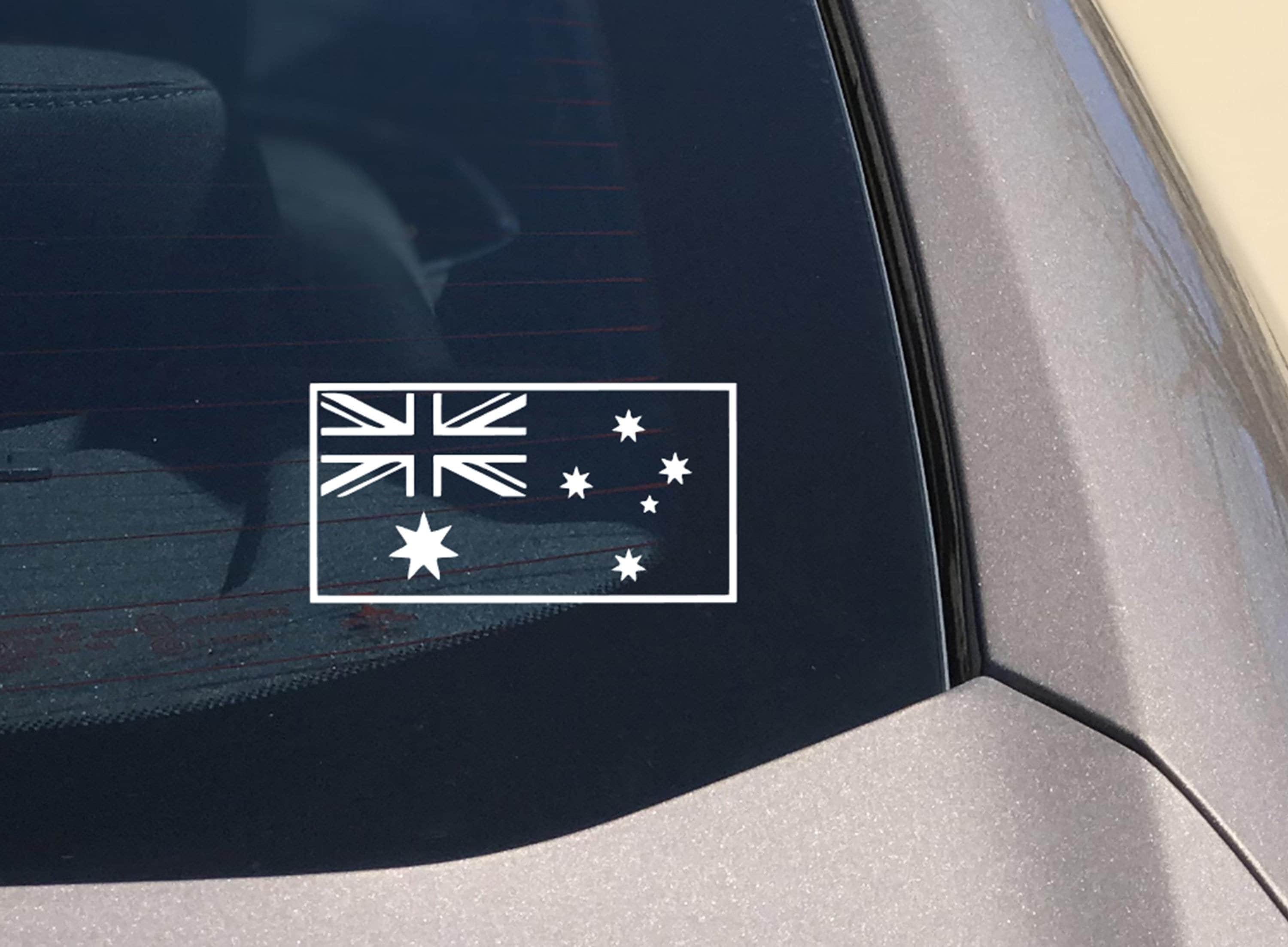 Australian Flag Sticker Car Window Decal No Background Proud Aussie ...