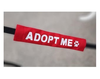 Adopt Me Dog Leash Lead Sleeve for Foster Shelter Rescue Dogs Adoption Save