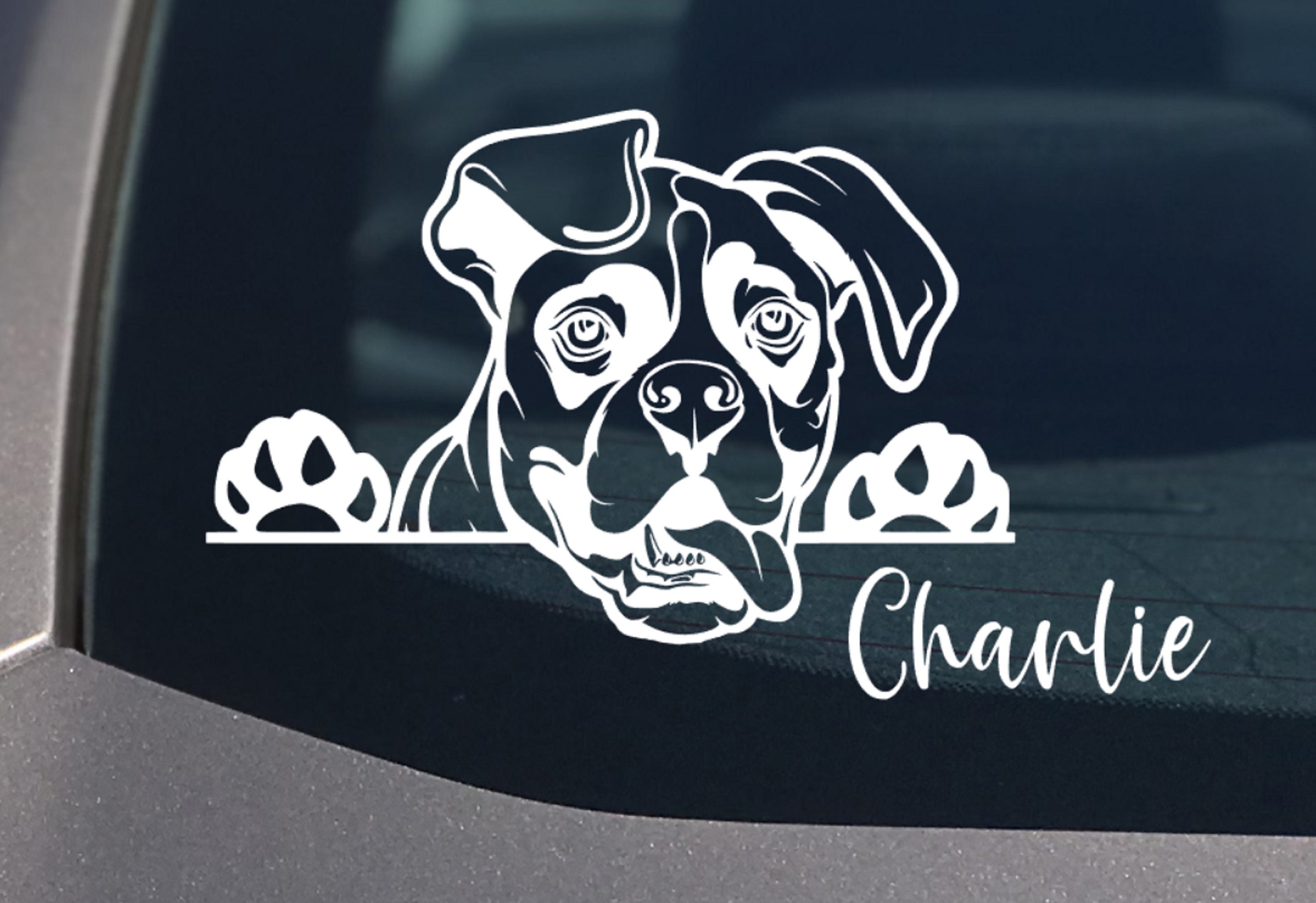 Ocean Gift Brittany Car Decals, Dog Car Stickers Pack Of 2
