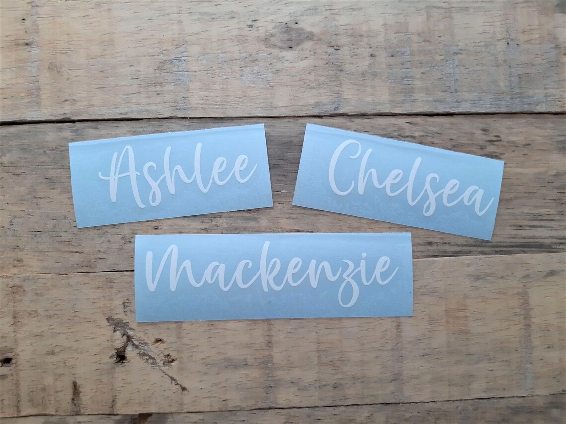 2 X Vinyl Drink Bottle NAME LABELS Personalized STICKERS Etsy Australia