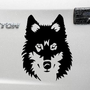 Wolf Head Car Sticker Vinyl Decal