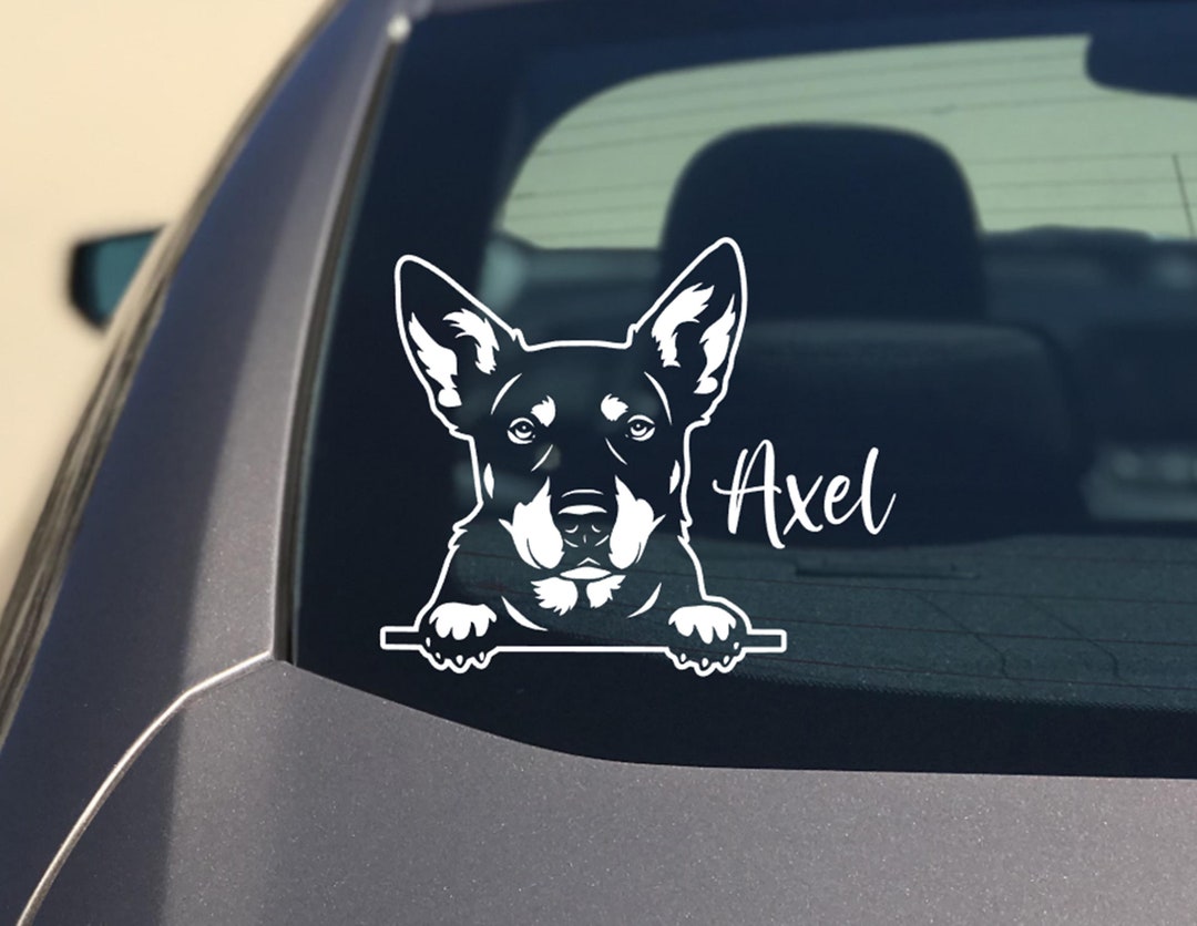 Kelpie On Board Dog Sticker Decal In White Popular - Ireland - Foto 8