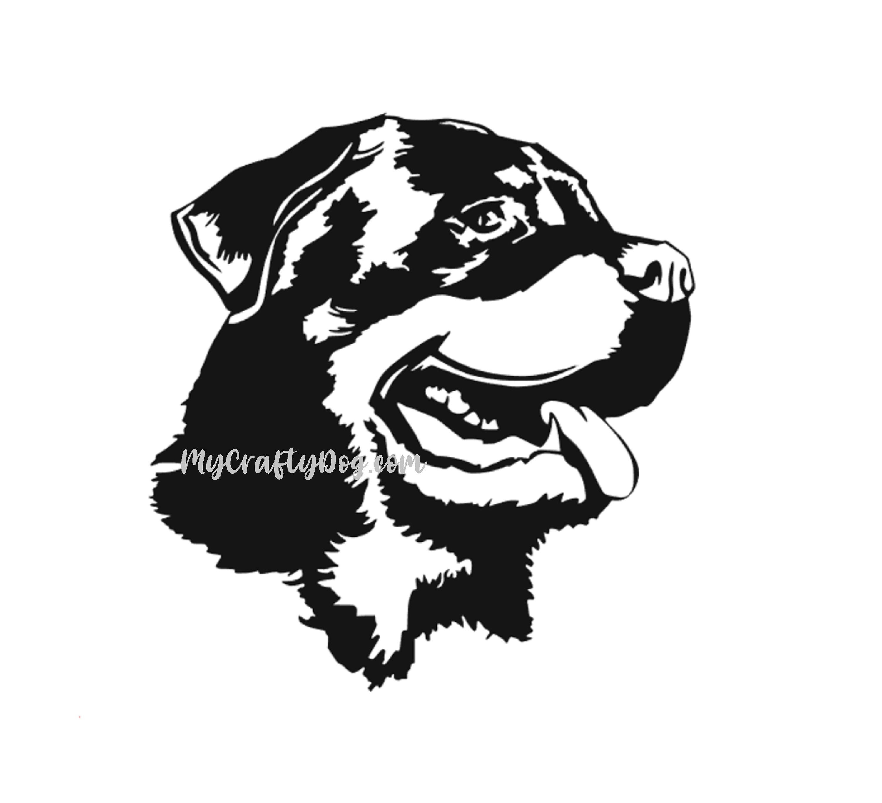 rottweiler window decals