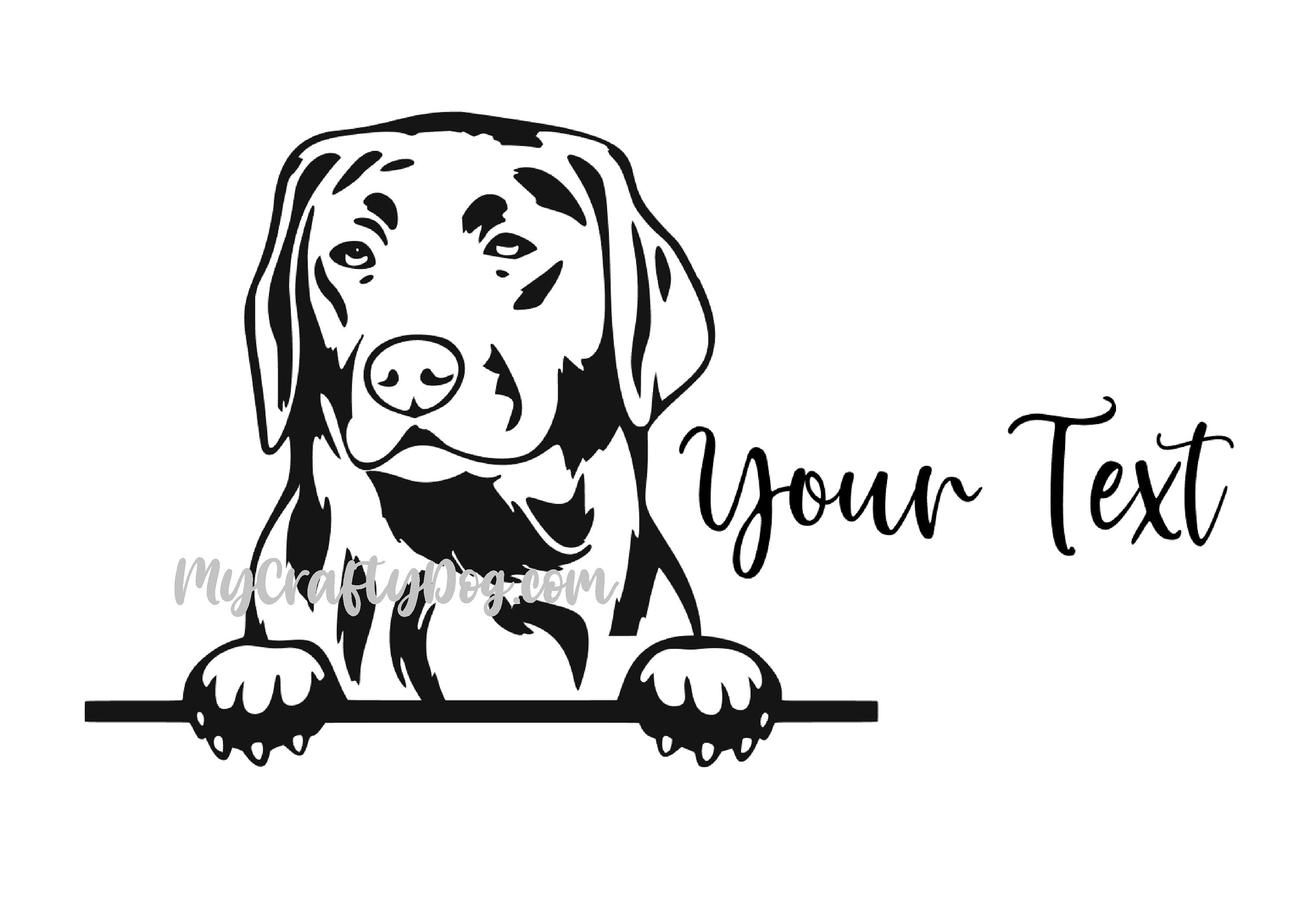 Adesivo Auto Labrador Retriever – Sticker JDM Bianco Per Auto, Vetro O Parete – 111x88mm – Prodotto Tedesco Di Alta Qualità