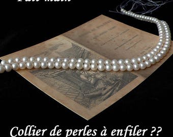 Stringing Beads and Repairing Your Beaded Necklace or Bracelet