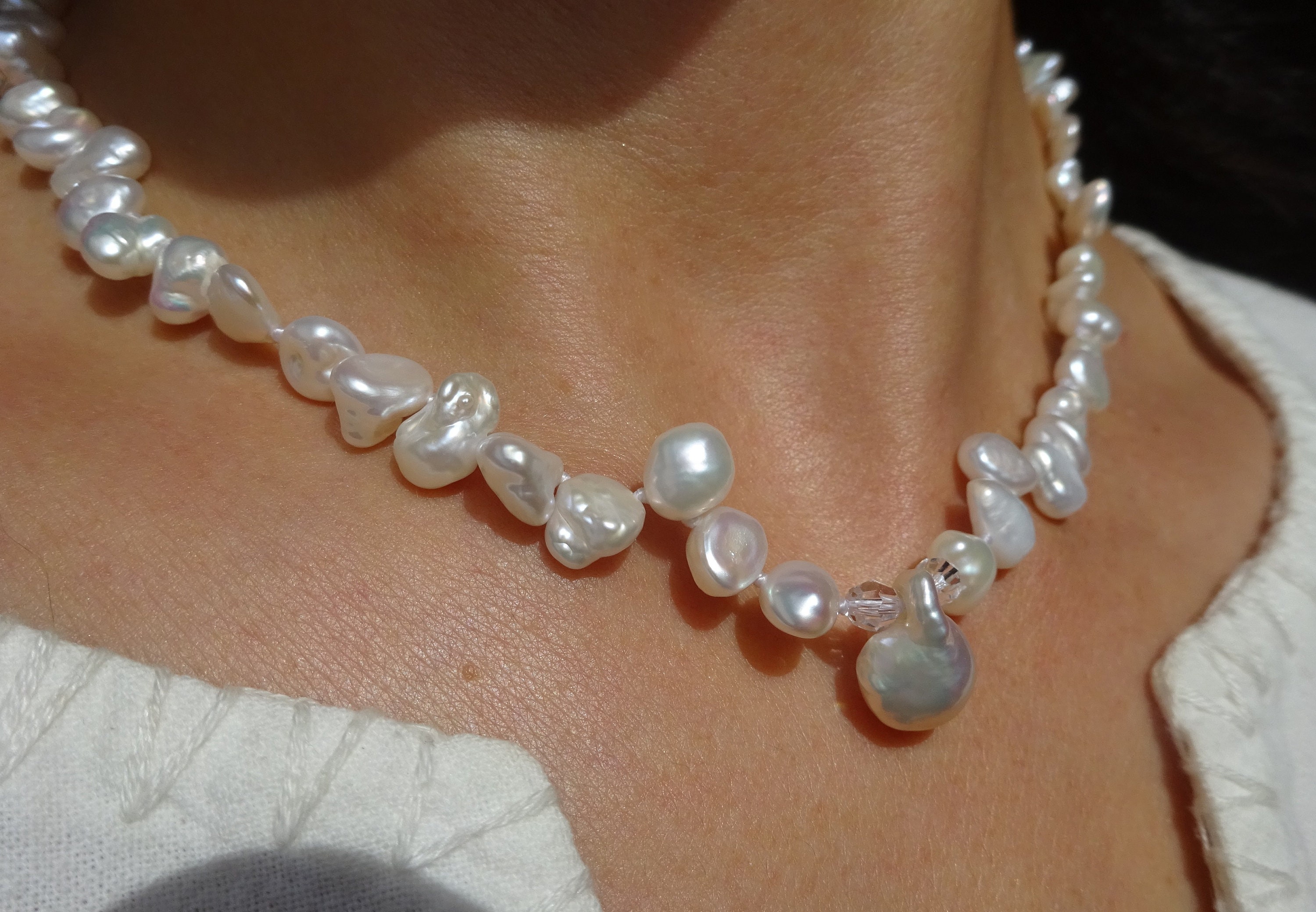 Girocollo Di Perle Coltivate D'acqua Dolce - Gioielli - Collane - D