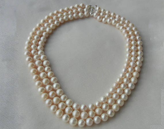 collier perle culture 3 rangs collier perle culture 3 rangs