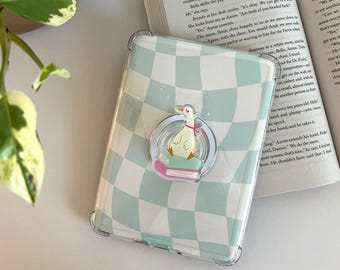Reading Goose Magnetic Kindle Grip, Silly Goose MagSafe Kindle Grip, Magnetic Kindle Holder, Kindle Accessories, Bookish Gifts for her