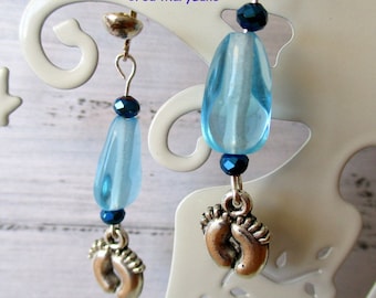 Collier Et Boucles D'oreilles Clips Années 1940/1960 – Pâte De Verre Rouge, Laiton, Vintage