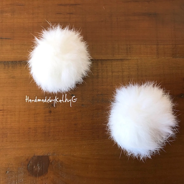 Tinkerbell puff ball shoe clips, pom poms, Tinkerbell inspired, white puff ball, gift, cosplay, Holloween, shoe clips, run Disney, Costume