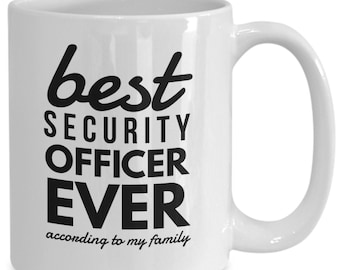 I/'m A Security Officer Lets Just Assume I/'m Always Right Funny Coffee Mug 1165