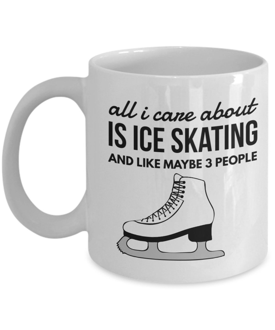Ice Skater Mug, Ice Skater Gift Ideas, Gift for Ice Skater, Ice Skating