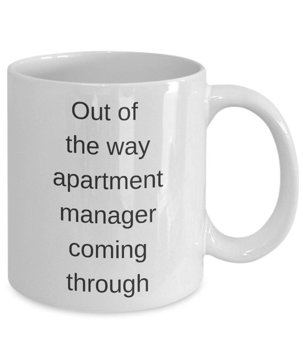 Apartment Manager Coffee Mugs Gift Idea for Apartment Etsy Canada