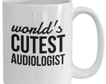 Audiologist coffee mug, audiologist gift idea for her
