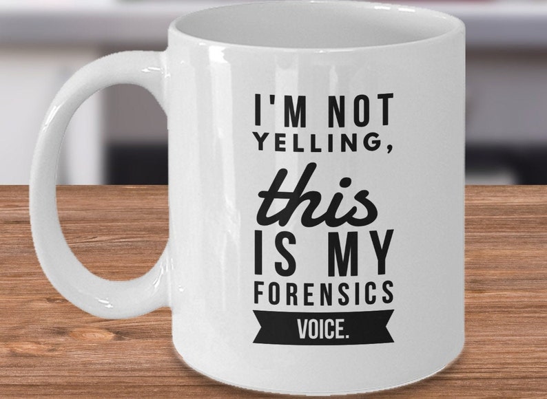 Forensic Science Gift Forensic Mug Forensic Scientist Etsy