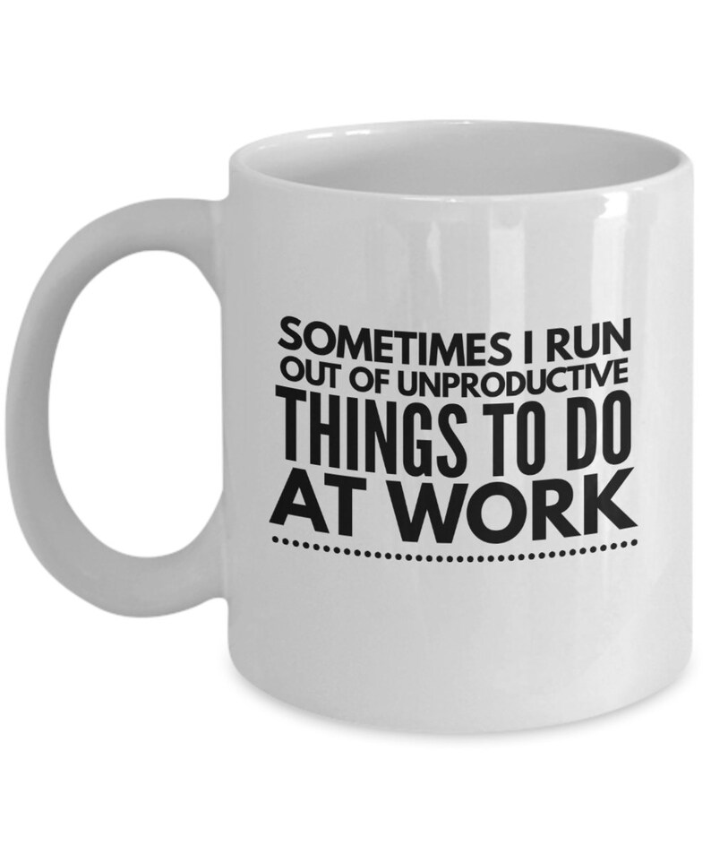 Funny Office Gift Work Coffee Mug Lazy Worker Gift for Lazy Etsy