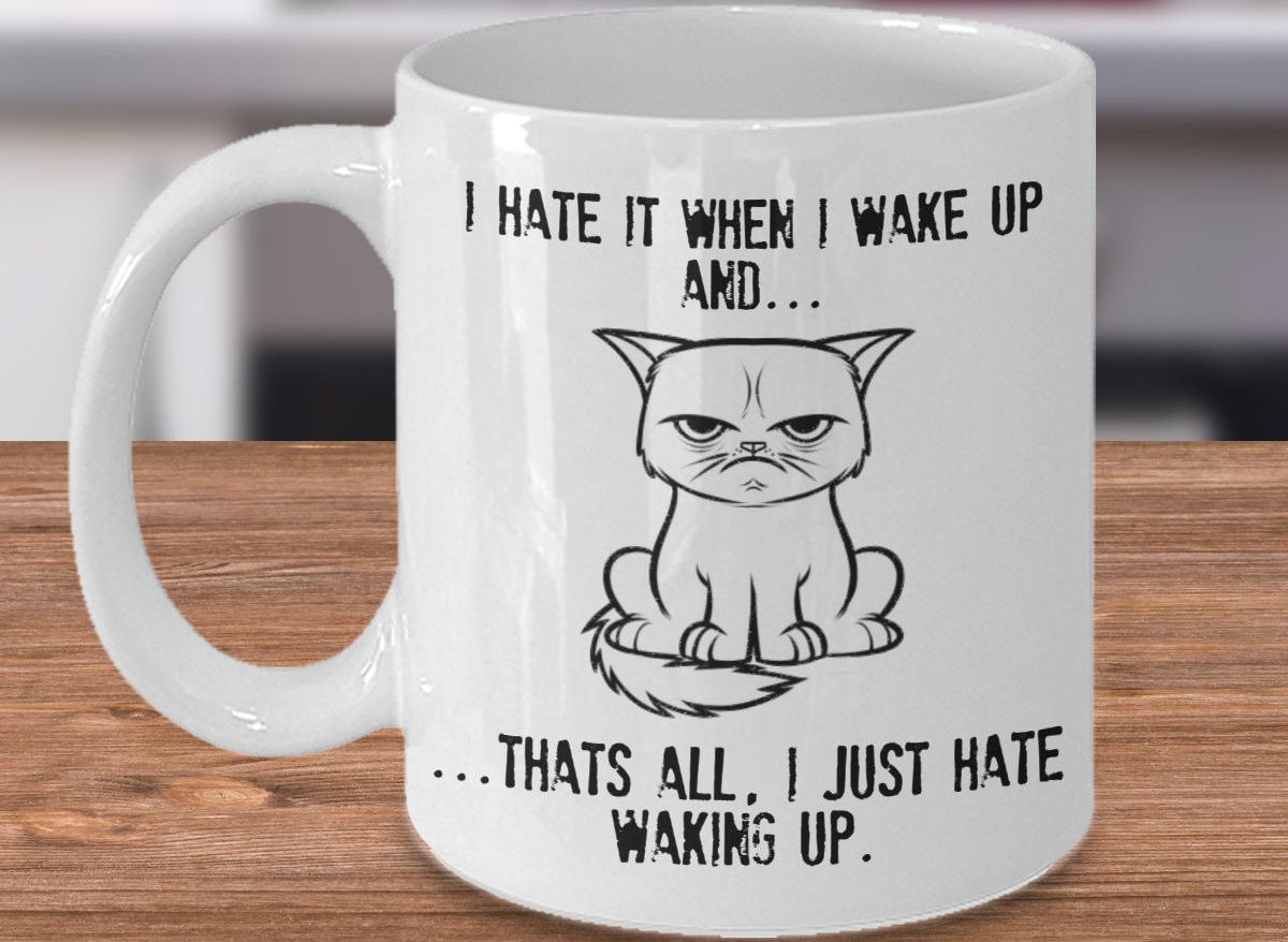 No Talk Me I'm Angry ,cute cat , angry cat , kitty' Panoramic Mug