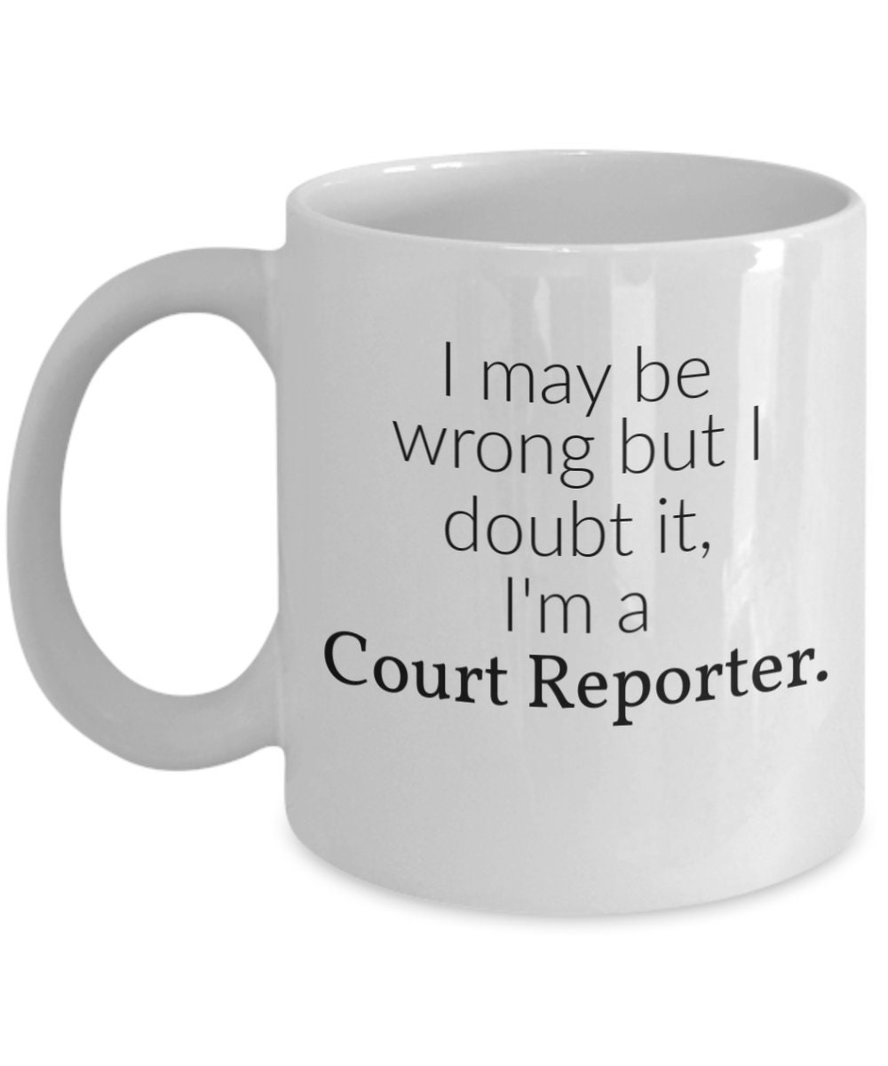 Court Reporter Gift, Court Reporter Mug, Stenographer Gifts, Court