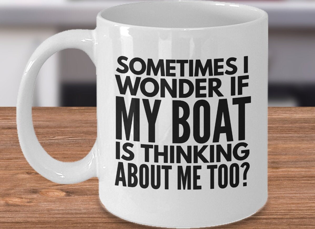 Boat Lovers Gift Boat Captain Boat Gift for Men Boat Coffee Etsy