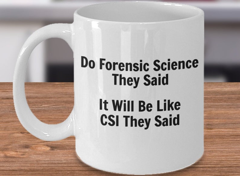 Forensics Gift Forensic Science Cup Forensic Scientist Etsy