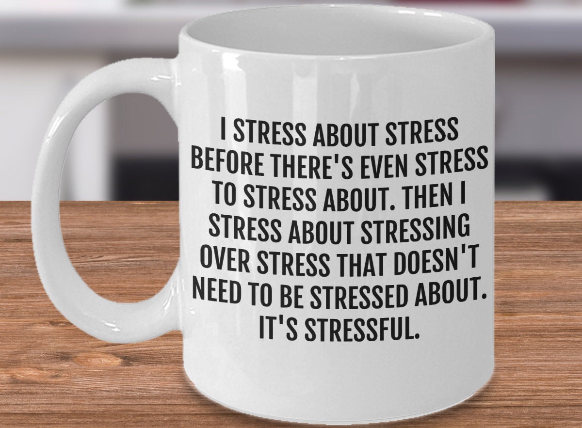 Stress Funny Quote Worry Wart Gift for Worry Wart People - Etsy UK