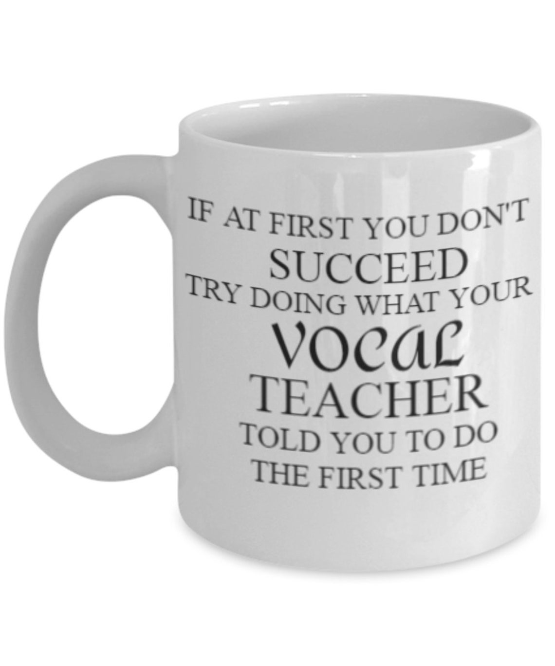 Vocal Teacher Gift Vocal Teacher Mug Voice Teacher Gift Etsy