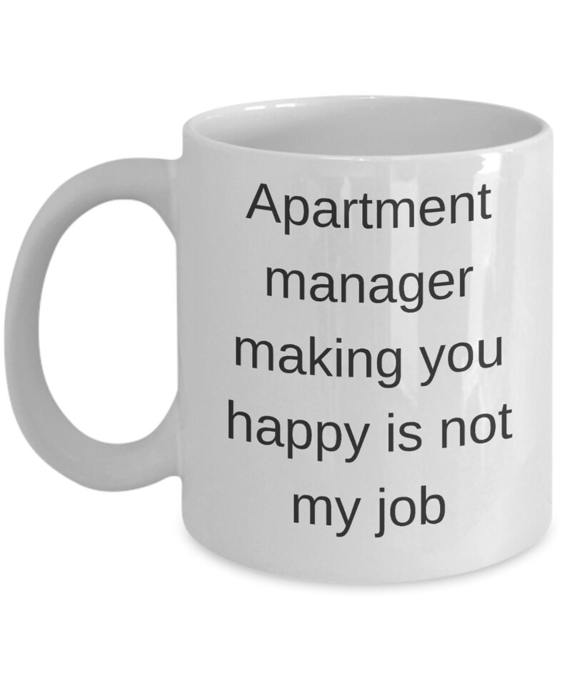 Apartment Manager Mug Gift for Apartment Manager Apartment Etsy