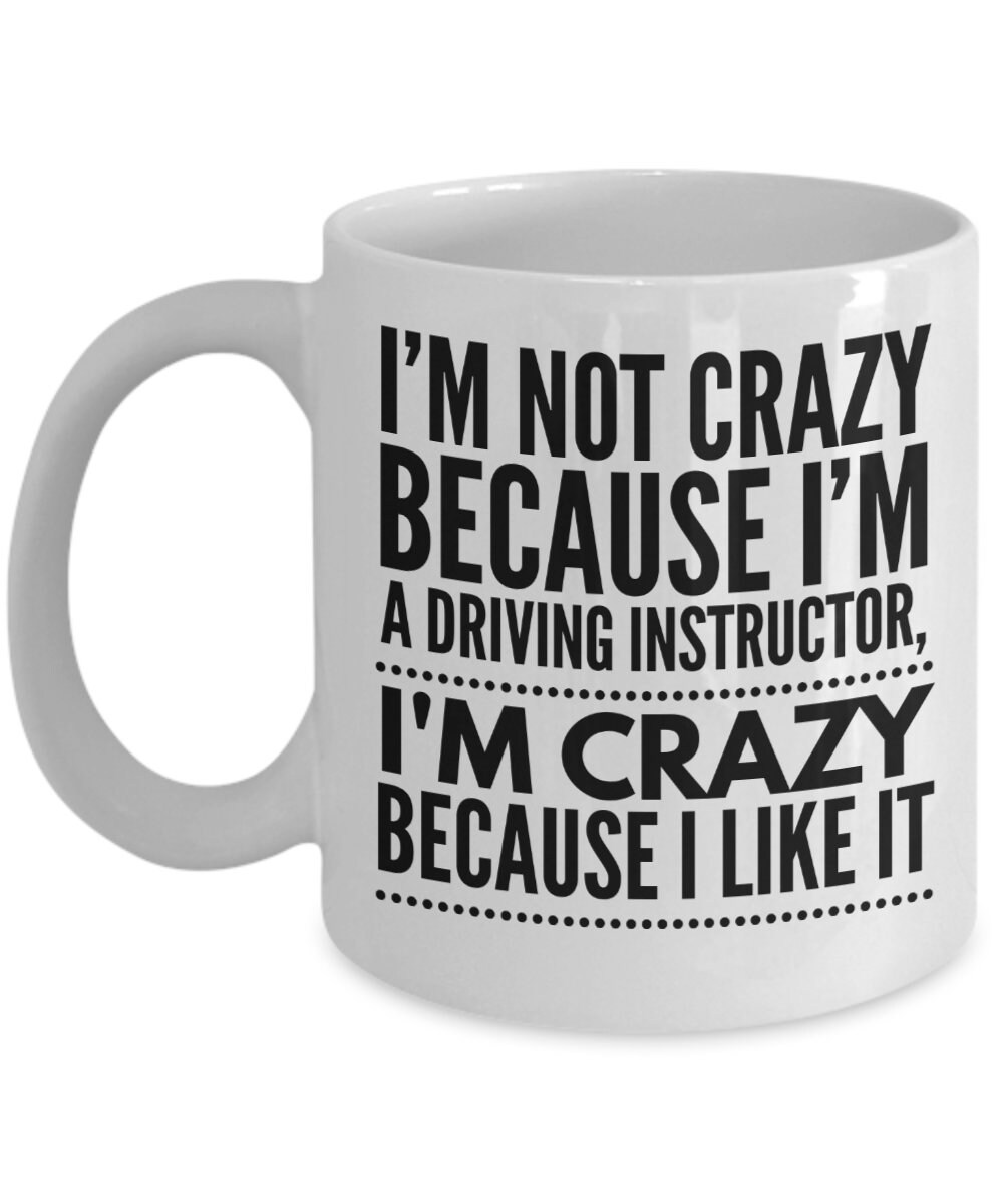 Driving Instructor Gift, Funny Driving Instructor, Driving Teacher Mug