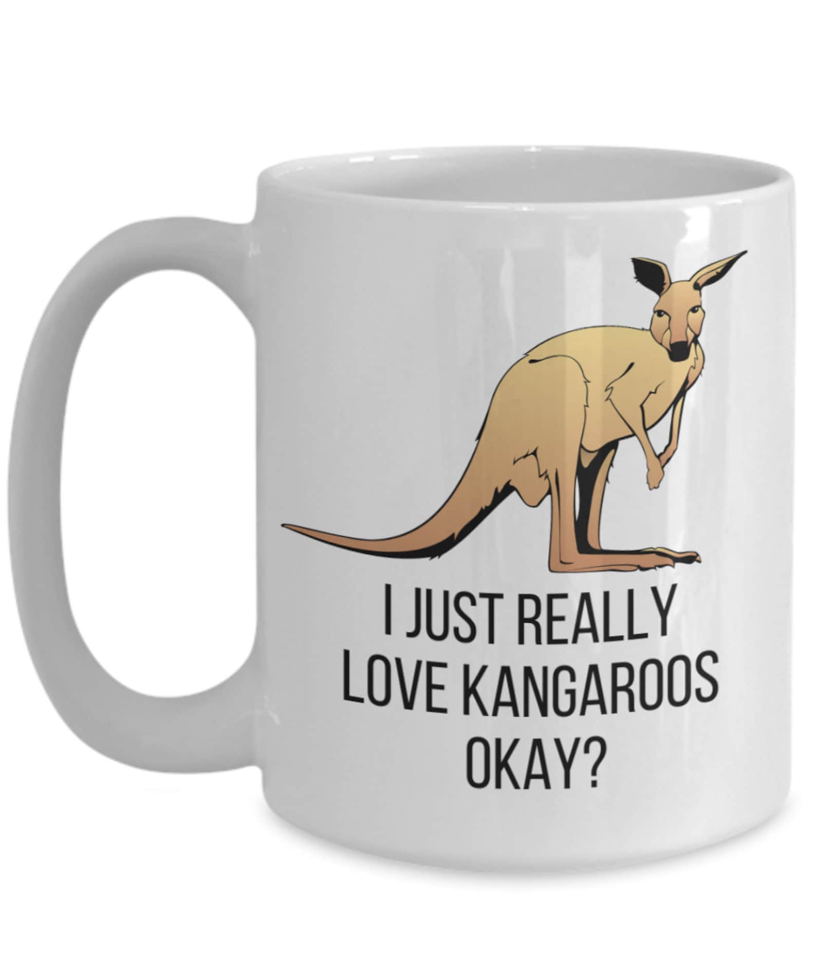 Kangaroo Gift Idea, Kangaroo Coffee Mug, Kangaroo Present Etsy