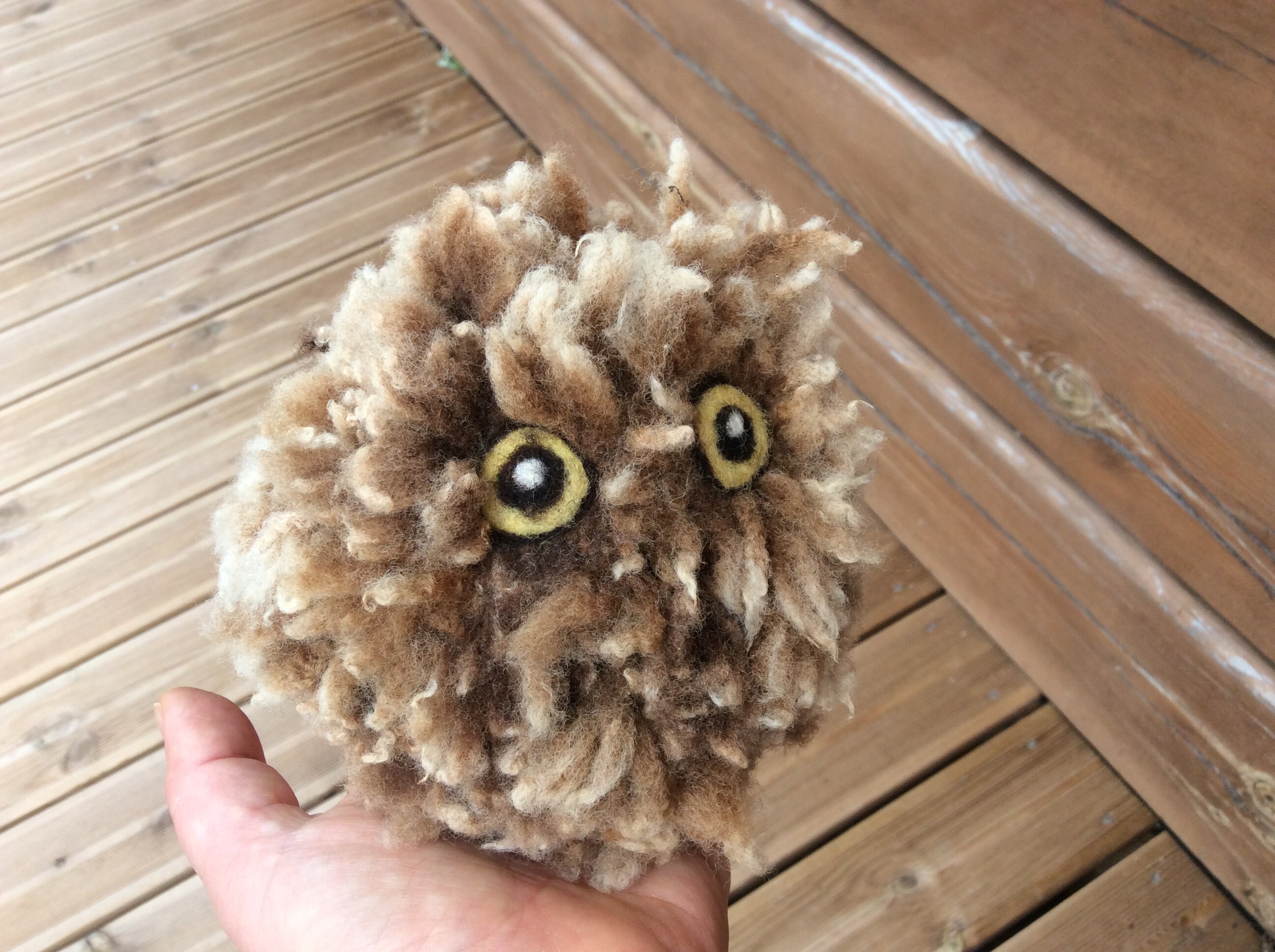 Handgemachte gefilzte Baby-Eule: Flauschige Weihnachtsdekoration,  Umweltfreundliches Geschenk - Etsy Österreich, image size:2592x1936