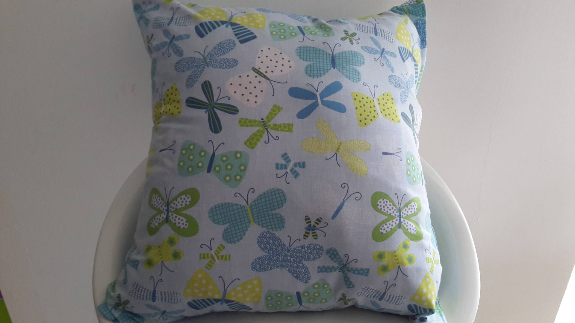 Housse de Coussin 45x40 cm Motifs Papillons