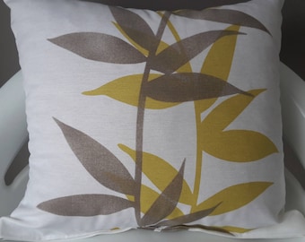 foliage pattern cushion cover 40x40cm