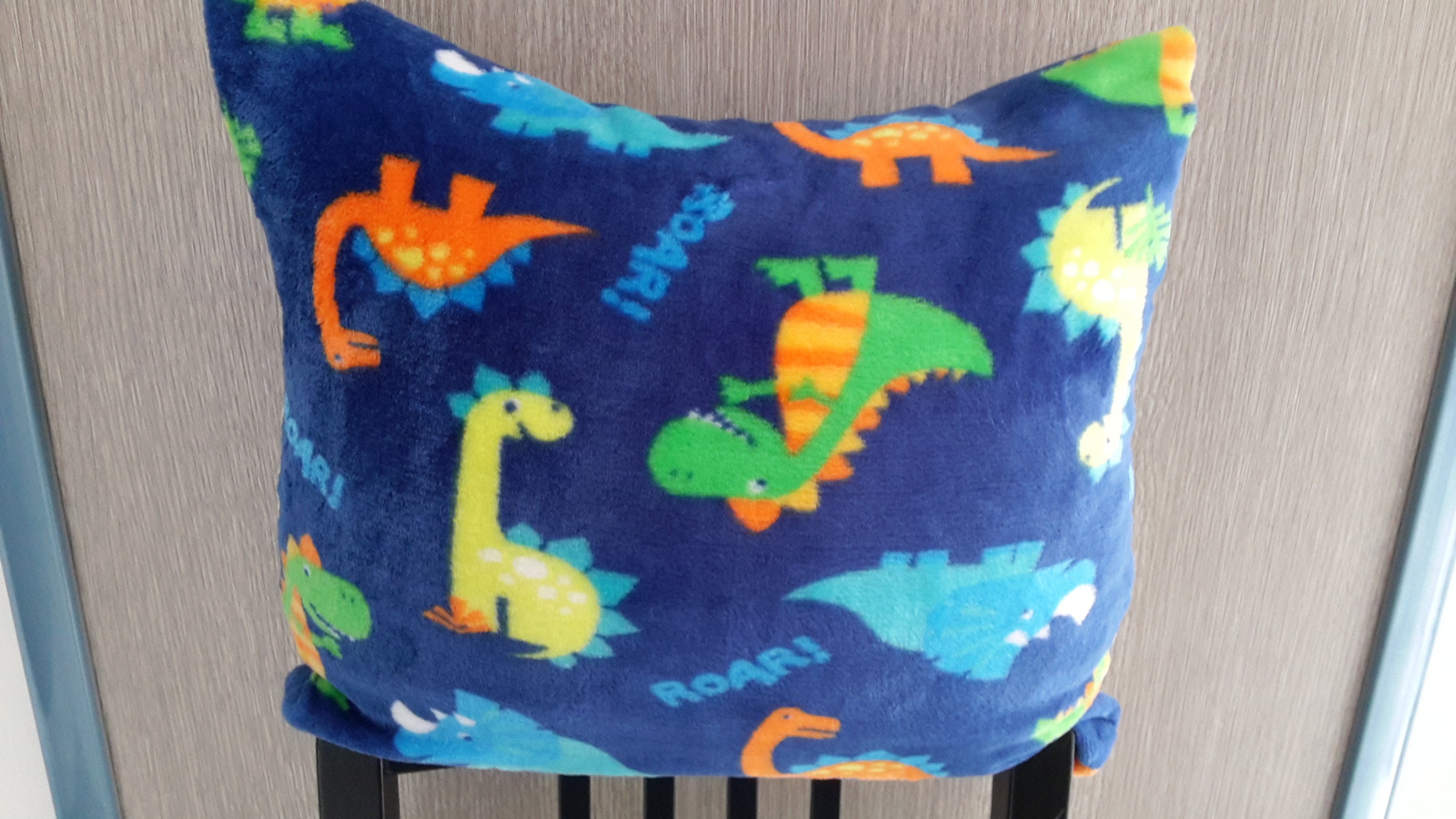 Housse de Coussin Polaire Dinosaures, Décoration Intérieure