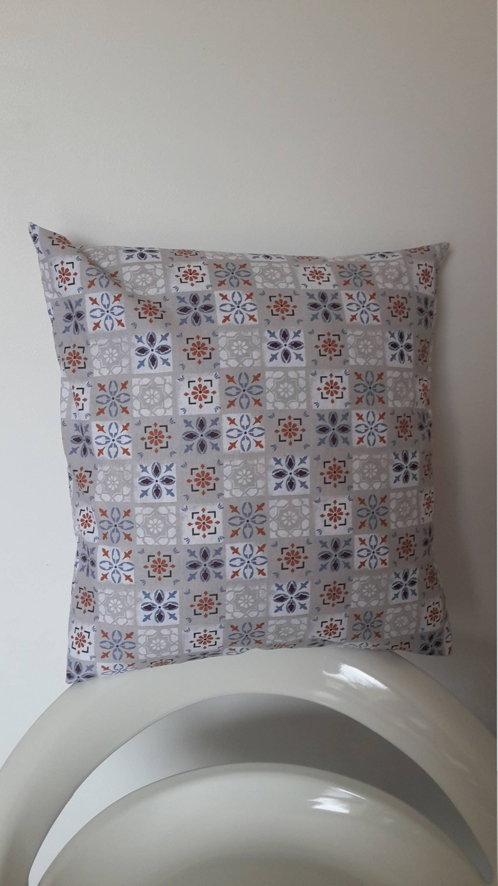 Housse de Coussin Motifs Géométriques