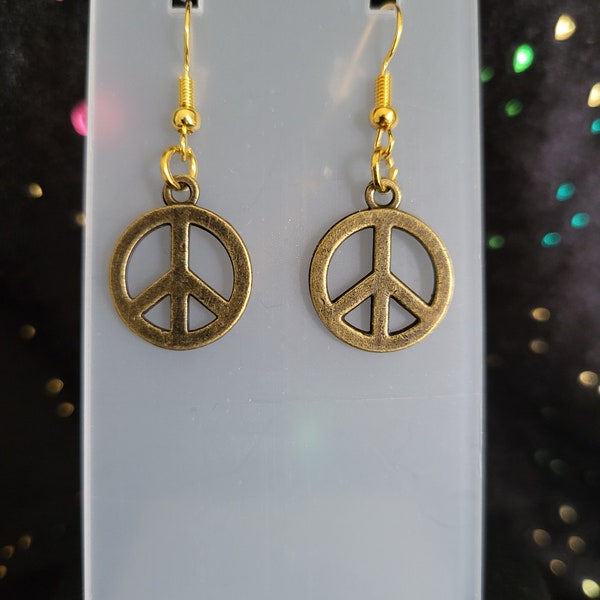 Boucles d'oreilles Peace and Love