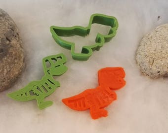 Emporte pièce et tampon dinosaure
